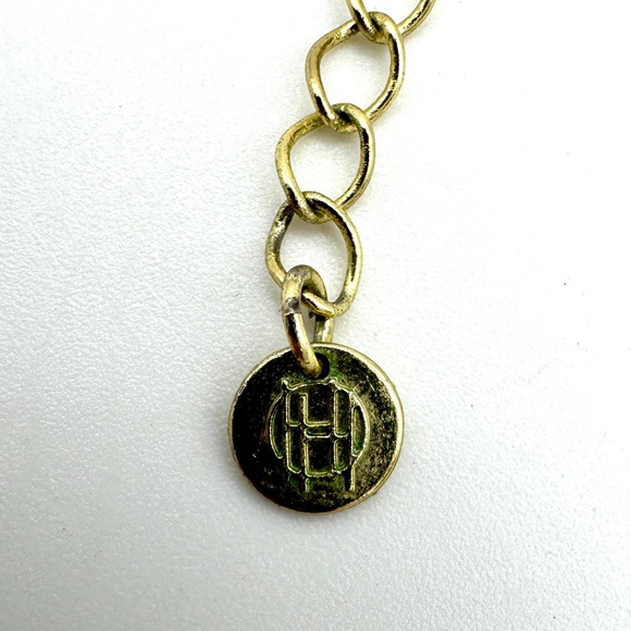 HOUSE OF HARLOW 1960 Mother of Pearl Sunburst Pyramid Necklace - Mini - Picture 5 of 5